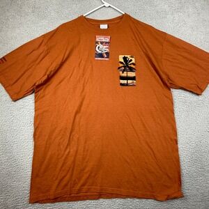 Crazy Shirts Cinnamon Dyed Palm Tree T Shirt XL Orange Hawaii Original Mens